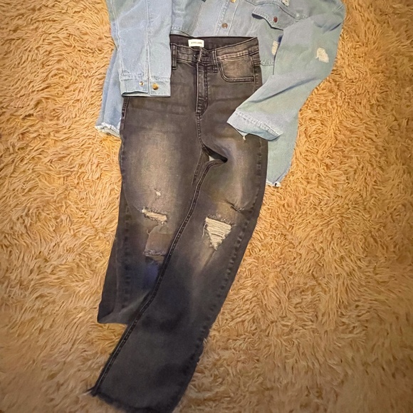 Sneak Peek Size 3/26 Black Mom Jean - Picture 1 of 1